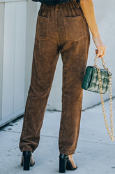 Crayon de poche à joint fendu solide, bas de couleur unie